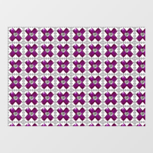 Amethyst Diamond Art, Paars Raamsticker