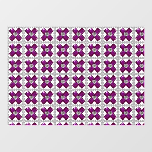 Amethyst Diamond Art, Paars Raamsticker (Vel)