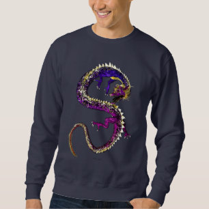 Amethyst Dragon Mannen Shirten Trui