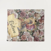 Amethyst Dragon Victorian Grande Tapisserie murale (Devant (Horizontal))