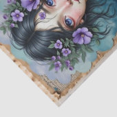 Amethyst Dreamer | Ontkoppelingspapier 💜🌧️ Tissuepapier (Detail)