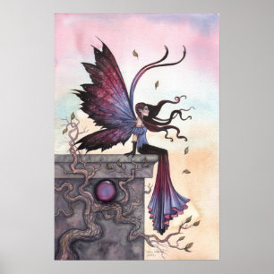 Amethyst Droom Gotische Fantasy Fee Poster