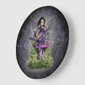 Amethyst Fairy ~ Magic Flute Grote Klok (Hoek)