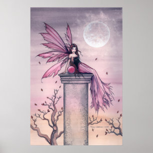 Amethyst Fairy Poster Print door Molly Harrison