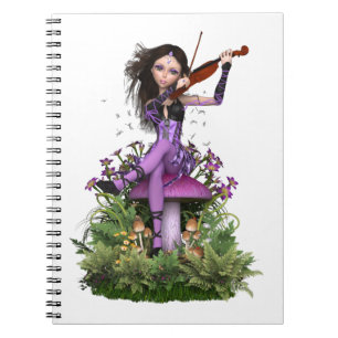Amethyst Fee ~ Zoete Melodie Notitieboek