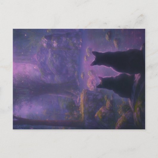 Amethyst Forest Feestdagenkaart (Voorkant)