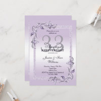 Amethyst Gem & Glitter 33rd Wedding Jubileum in