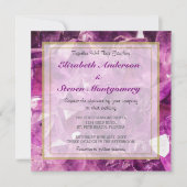 Amethyst Gemstone Afbeelding Shiny and Sparkly Kaart (Voorkant)