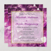 Amethyst Gemstone Afbeelding Shiny and Sparkly Kaart (Voorkant / Achterkant)