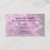 Amethyst Gemstone Afbeelding Shiny and Sparkly Visitekaartje (Achterkant)