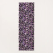 Amethyst Gemstone Crystal Print Yogamat (Achterkant)