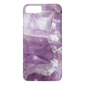 Amethyst Gemstone Crystalline Quartz Paars Lila Case-Mate iPhone Case (Achterkant)