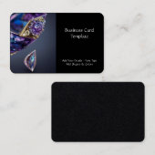 Amethyst & Gemstone Jewelry Carte de visite (Devant / Derrière)