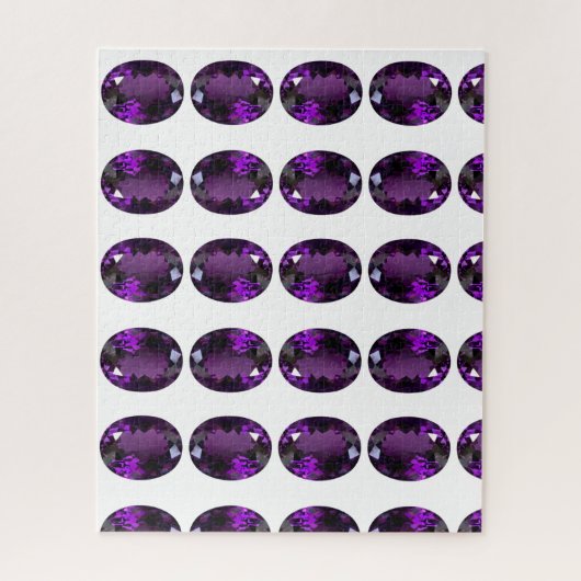 Amethyst Gemstone Legpuzzel (Verticaal)