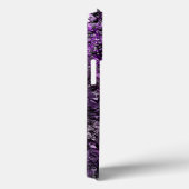 Amethyst Gemstone met Name Hoesje-Mate iPhone Case (Achterkant / Rechts)