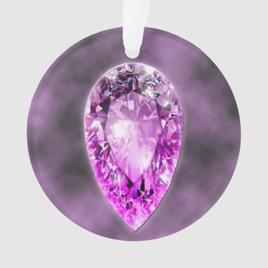 Amethyst Gemstone Ornament (voorkant)