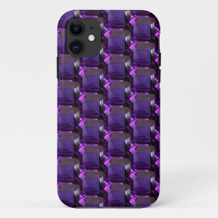 Amethyst Gemstone Paars iPhone 11 Hoesje