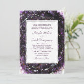 Amethyst Geode | Uitnodiging tot gewelddadige wedd (Staand voorkant)