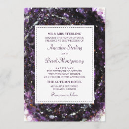 Amethyst Geode | Uitnodiging tot gewelddadige wedd