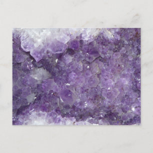 Amethyst Geode - Violet Crystal Gemstone Briefkaart