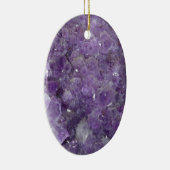 Amethyst Geode - Violet Crystal Gemstone Keramisch Ornament (Rechts)