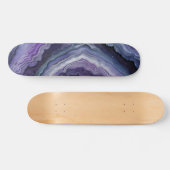 Amethyst geode vloeistofgiet skateboard (Horizontaal)