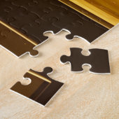 Amethyst Geodes Museum Display Digital Art Legpuzzel (Zijkant)