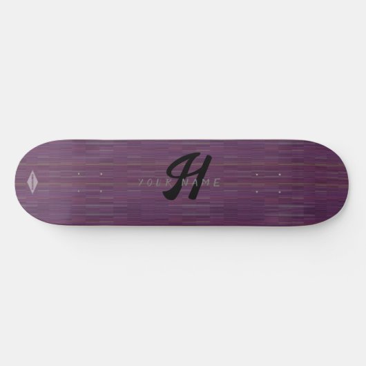 Amethyst Gradiënt Monogram Skateboard HAMbyWG (Horizontaal)