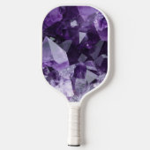 Amethyst Healing Crystal Cluster Pickleball Paddle (Achterkant)