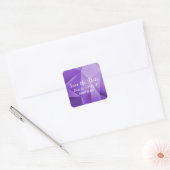 Amethyst Jewel Tones Save the Date Stickers (Enveloppe)