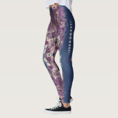 Amethyst Kaleidoscope Leggings met moonfasen (Links)