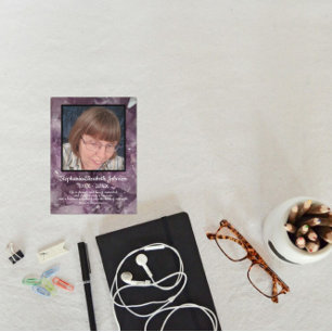 Amethyst-kristalfoto's en citaat programma