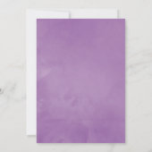 Amethyst Kristallen Bruiloft Save The Date (Achterkant)