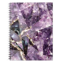 Amethyst kristallen edelstenen Spiraal Foto Notiti