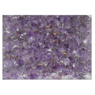 Amethyst Licht Paarse Stenen Snijplank
