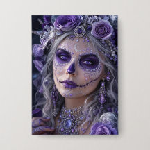 Amethyst Maan Calavera – Paarse Dag van de Doden