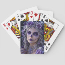 Amethyst Maan Calavera – Paarse Dag van de Doden