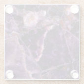 Amethyst Magic Marble Glass Onderzetter (Achterkant)