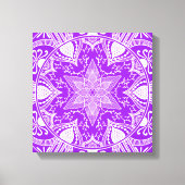 Amethyst Mandala Canvas Afdruk (Voorkant)