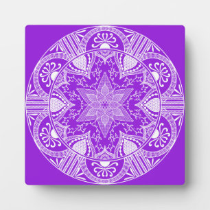 Amethyst Mandala Fotoplaat