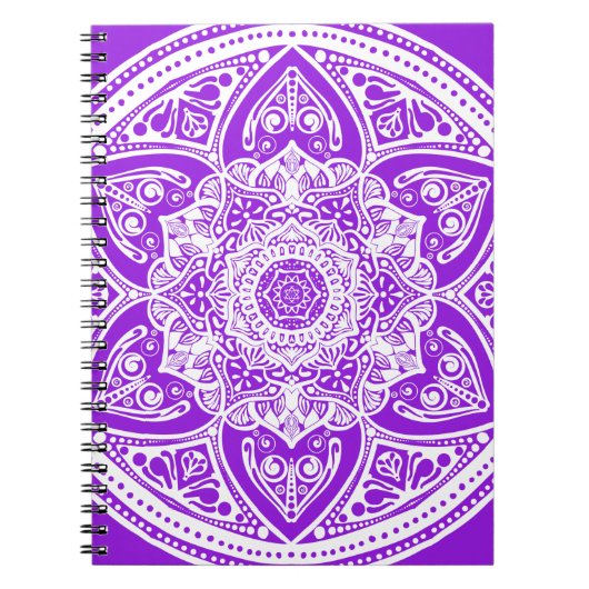 Amethyst Mandala Notitieboek (Voorkant)