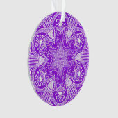 Amethyst Mandala Ornament (voorkant)