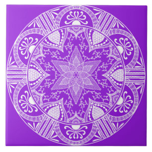 Amethyst Mandala Tegeltje