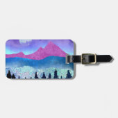 Amethyst Mist Mountains Bagagelabel (Voorkant horizontaal)