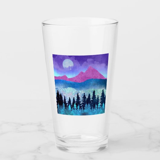 Amethyst Mist Mountains Glas (Voorkant)