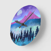 Amethyst Mist Mountains Ronde Klok (Hoek)