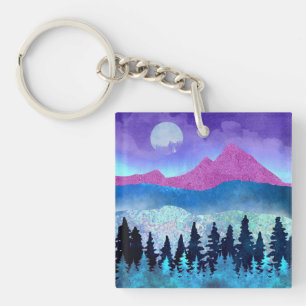 Amethyst Mist Mountains Sleutelhanger