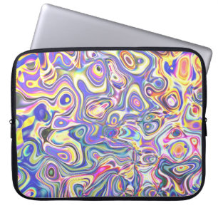 Amethyst Multicolor Aomba Pattern Laptop Sleeve