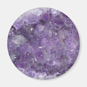 Amethyst New age Crystal Healing Cluster Photo Magneet