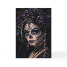 Amethyst Orchide Calavera – Gotische Suiker Schede